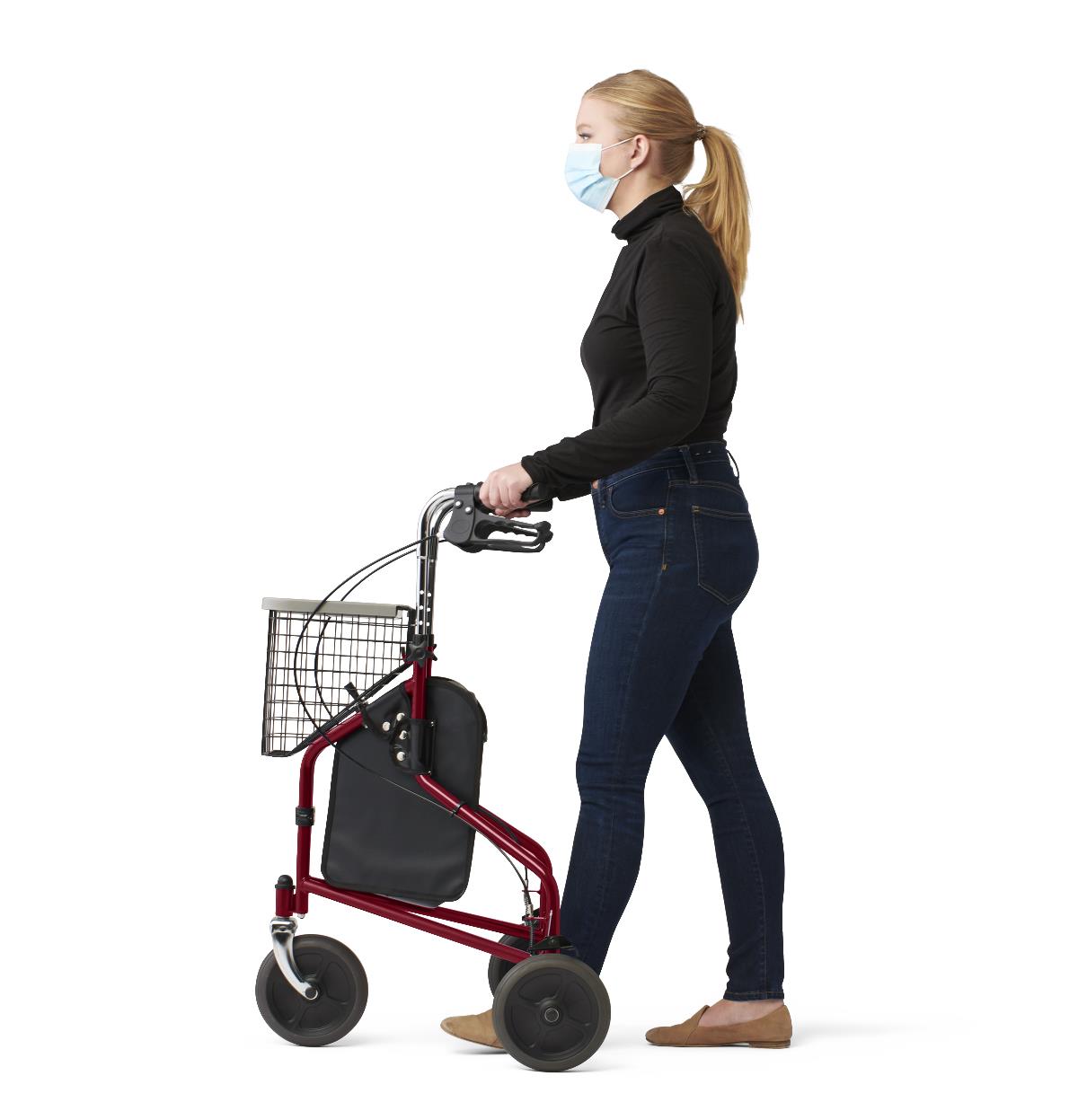 3-Wheel Steel Rollators