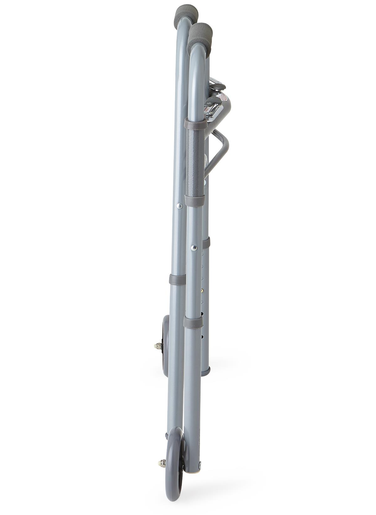 Youth Two-Button Folding Walkers with 5" Wheels