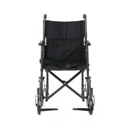 Lightweight Transport Chair – 17" Wide, Black