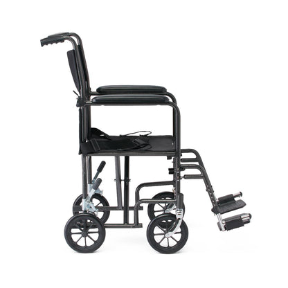 Lightweight Transport Chair – 17" Wide, Black