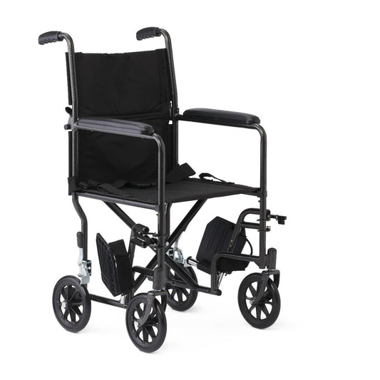 Transport Chair – 19" Wide, Black